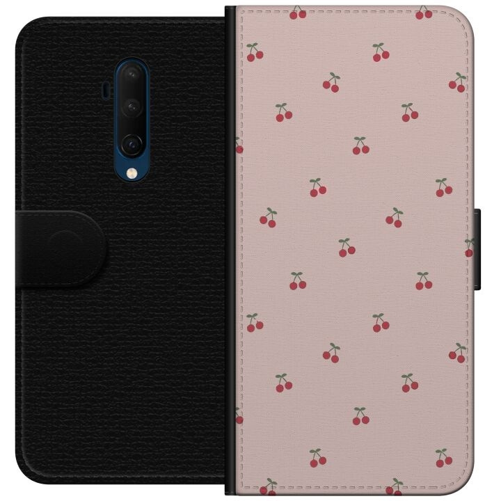 Wallet case for OnePlus 7T Pro with Cherry design in the group SMARTPHONE & TABLETS / Phone cases / OnePlus at TP E-commerce Nordic AB (A56751)