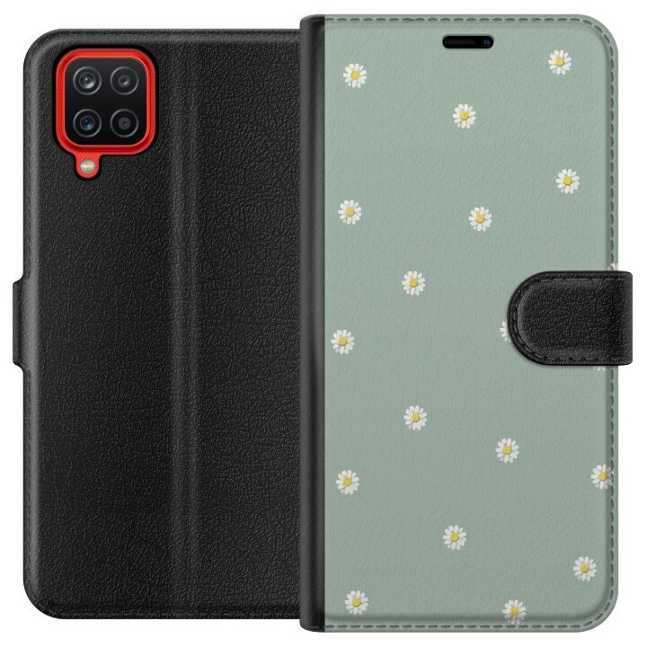 Wallet case for Samsung Galaxy A12 with Priest\'s collars design in the group SMARTPHONE & TABLETS / Phone cases / Samsung at TP E-commerce Nordic AB (A58584)