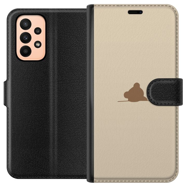 Wallet case for Samsung Galaxy A23 with Nalle design in the group SMARTPHONE & TABLETS / Phone cases / Samsung at TP E-commerce Nordic AB (A59032)