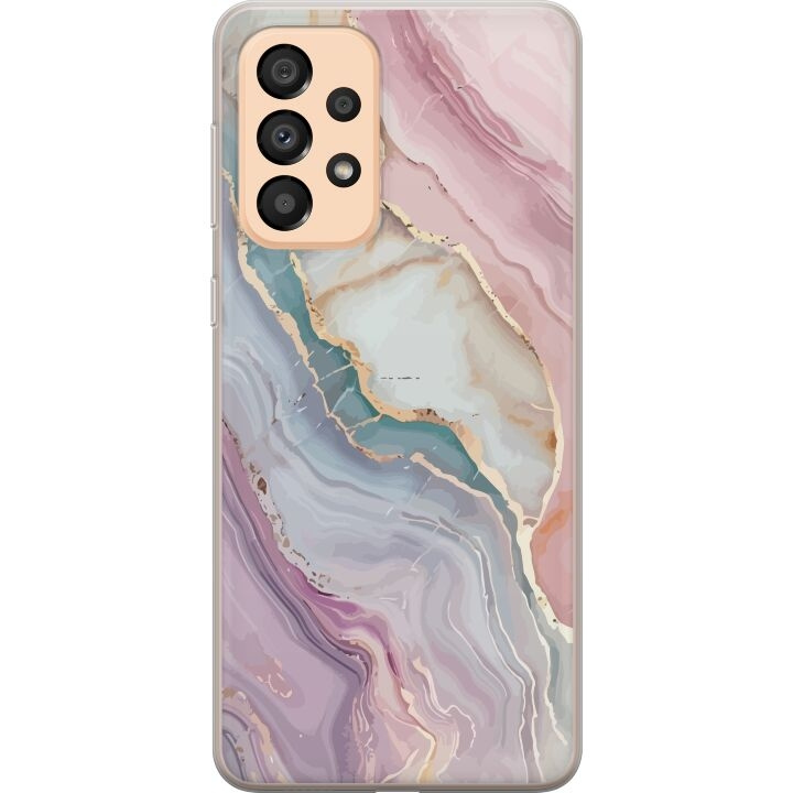 Mobile case for Samsung Galaxy A33 5G with Marble design in the group SMARTPHONE & TABLETS / Phone cases / Samsung at TP E-commerce Nordic AB (A59304)