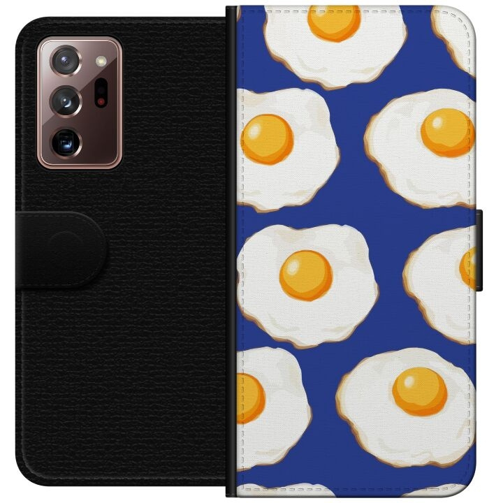 Wallet case for Samsung Galaxy Note20 Ultra with Fried eggs design in the group SMARTPHONE & TABLETS / Phone cases / Samsung at TP E-commerce Nordic AB (A60692)
