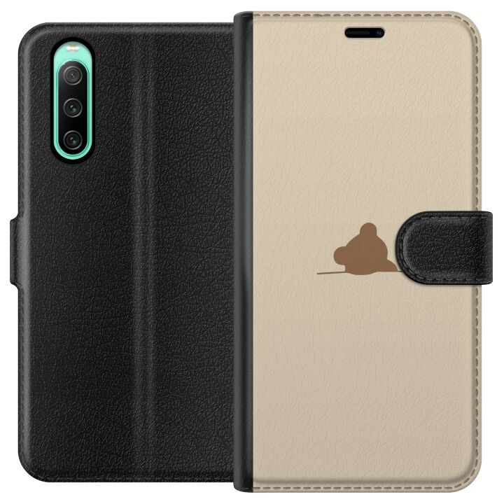 Wallet case for Sony Xperia 10 IV with Nalle design in the group SMARTPHONE & TABLETS / Phone cases / Sony at TP E-commerce Nordic AB (A61003)