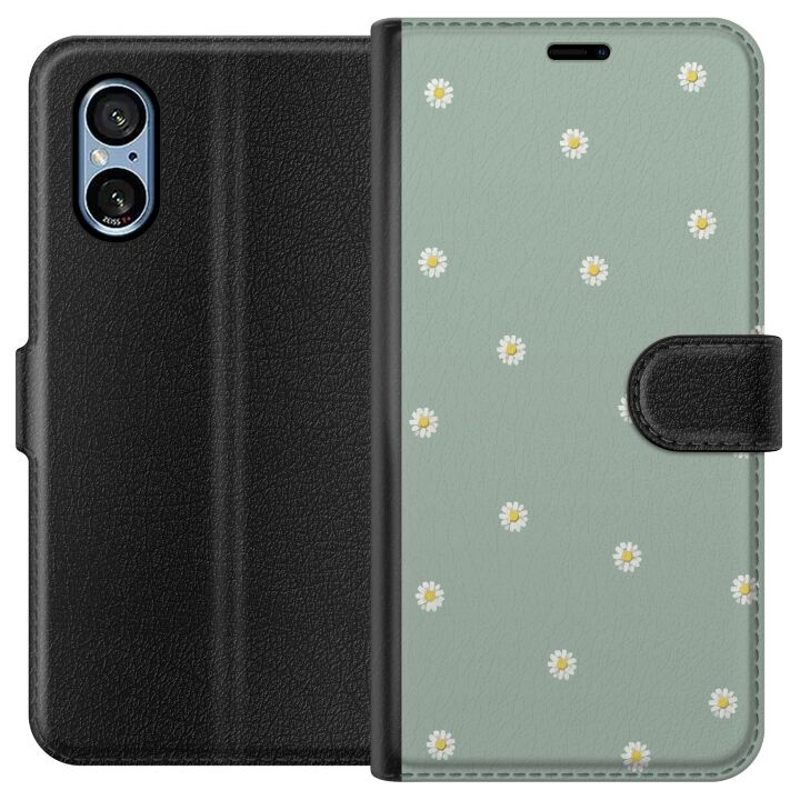 Wallet case for Sony Xperia 5 V with Priest\'s collars design in the group SMARTPHONE & TABLETS / Phone cases / Sony at TP E-commerce Nordic AB (A61527)