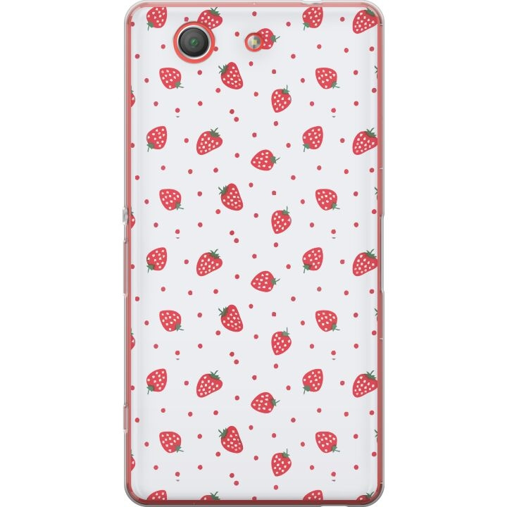 Mobile case for Sony Xperia Z3 Compact with Strawberries design in the group SMARTPHONE & TABLETS / Phone cases / Sony at TP E-commerce Nordic AB (A61783)