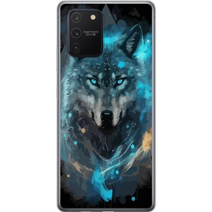 Mobile case for Samsung Galaxy S10 Lite with Wolf design in the group SMARTPHONE & TABLETS / Phone cases / Samsung at TP E-commerce Nordic AB (A61960)