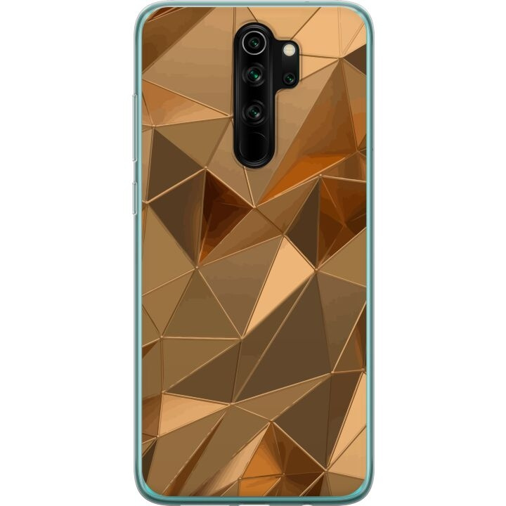 Mobile case for Xiaomi Redmi Note 8 Pro with 3D Gold design in the group SMARTPHONE & TABLETS / Phone cases / Xiaomi at TP E-commerce Nordic AB (A66542)