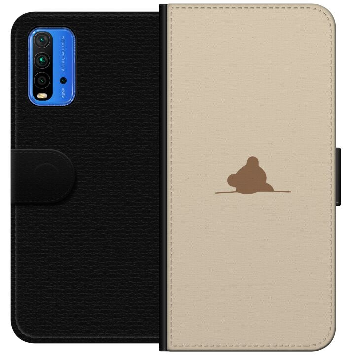 Wallet case for Xiaomi Redmi Note 9 4G with Nalle design in the group SMARTPHONE & TABLETS / Phone cases / Xiaomi at TP E-commerce Nordic AB (A66619)