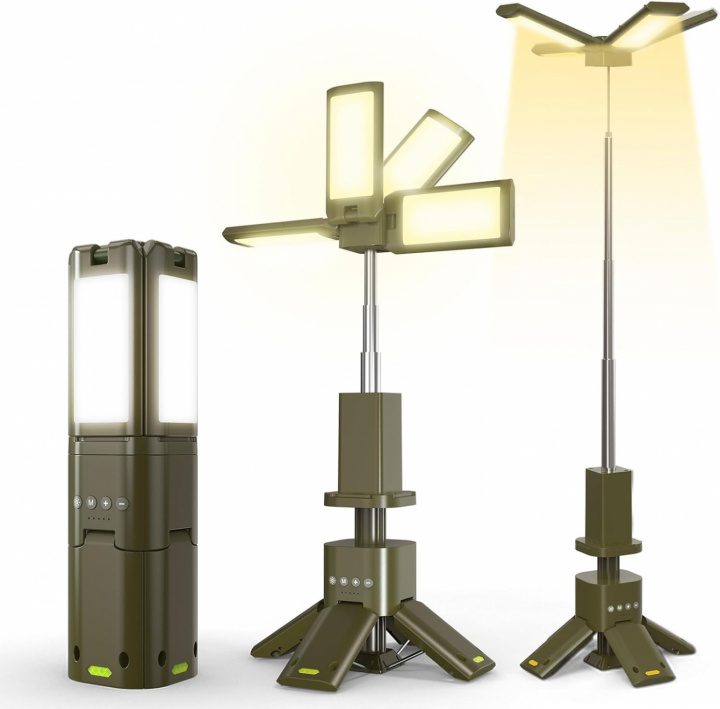 Multifunktionell hopfällbar LED-lampa 14000mAh in the group Sport, leisure & Hobby / Outdoor recreation / Camping lamps at TP E-commerce Nordic AB (A70044)
