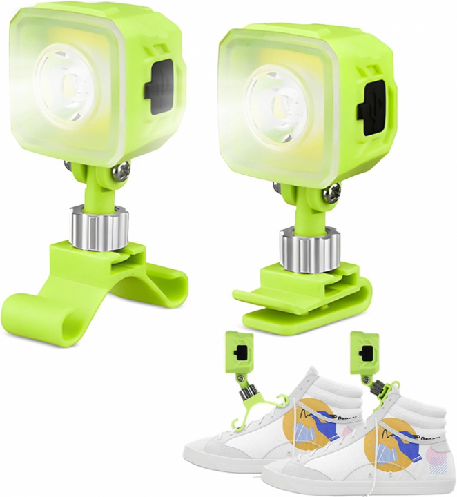 Laddningsbara LED-lampor för skor - Perfekt för kvällslöpning & utomhusaktiviteter! in the group Sport, leisure & Hobby / Fun stuff / Smart home at TP E-commerce Nordic AB (A70047)