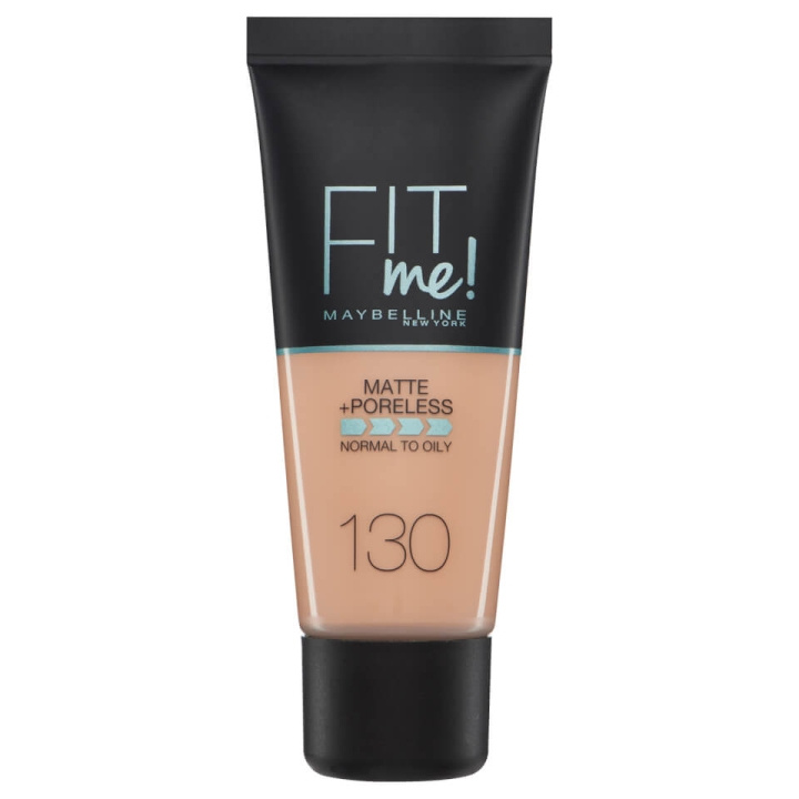 Maybelline Fit Me Matte + Poreless Foundation - 130 Buff Beige in the group BEAUTY & HEALTH / Makeup / Facial makeup / Foundation at TP E-commerce Nordic AB (C00074)
