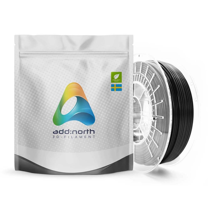 ADDNORTH E-PLA 2300g Black in the group COMPUTERS & PERIPHERALS / Printers & Accessories / Printers / 3D printers & Accessories / Tillbehör at TP E-commerce Nordic AB (C00105)