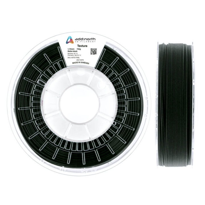 ADDNORTH Textura 750g Matte Black in the group COMPUTERS & PERIPHERALS / Printers & Accessories / Printers / 3D printers & Accessories / Tillbehör at TP E-commerce Nordic AB (C00133)