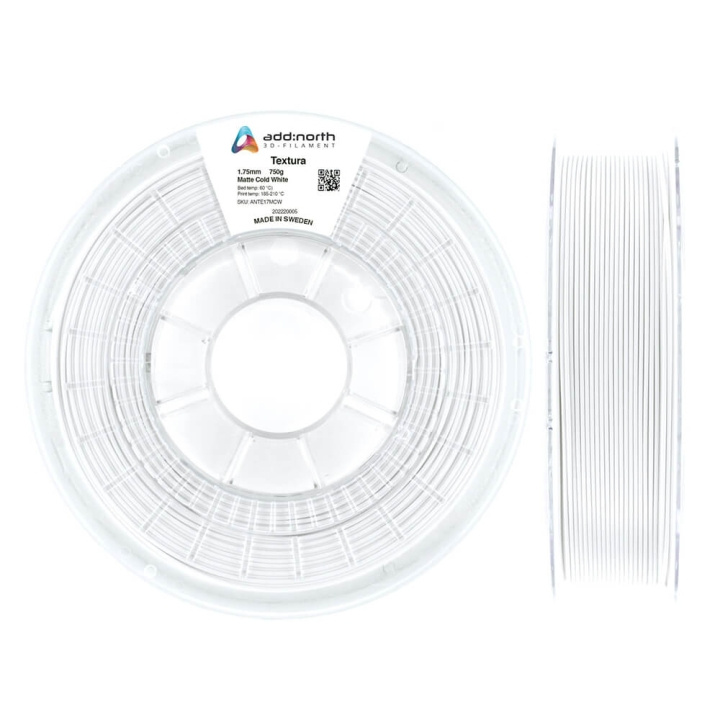 ADDNORTH Textura 750g Matte Cold White in the group COMPUTERS & PERIPHERALS / Printers & Accessories / Printers / 3D printers & Accessories / Tillbehör at TP E-commerce Nordic AB (C00134)