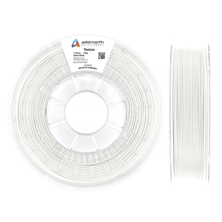 ADDNORTH Textura 750g Matte White in the group COMPUTERS & PERIPHERALS / Printers & Accessories / Printers / 3D printers & Accessories / Tillbehör at TP E-commerce Nordic AB (C00136)