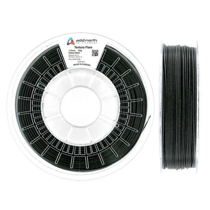 ADDNORTH Textura Flare 750g Galaxy Black in the group COMPUTERS & PERIPHERALS / Printers & Accessories / Printers / 3D printers & Accessories / Tillbehör at TP E-commerce Nordic AB (C00137)
