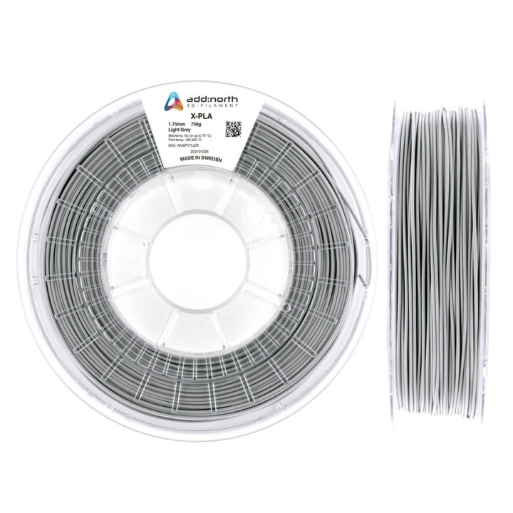 ADDNORTH X-PLA 750g Light Grey in the group COMPUTERS & PERIPHERALS / Printers & Accessories / Printers / 3D printers & Accessories / Tillbehör at TP E-commerce Nordic AB (C00143)