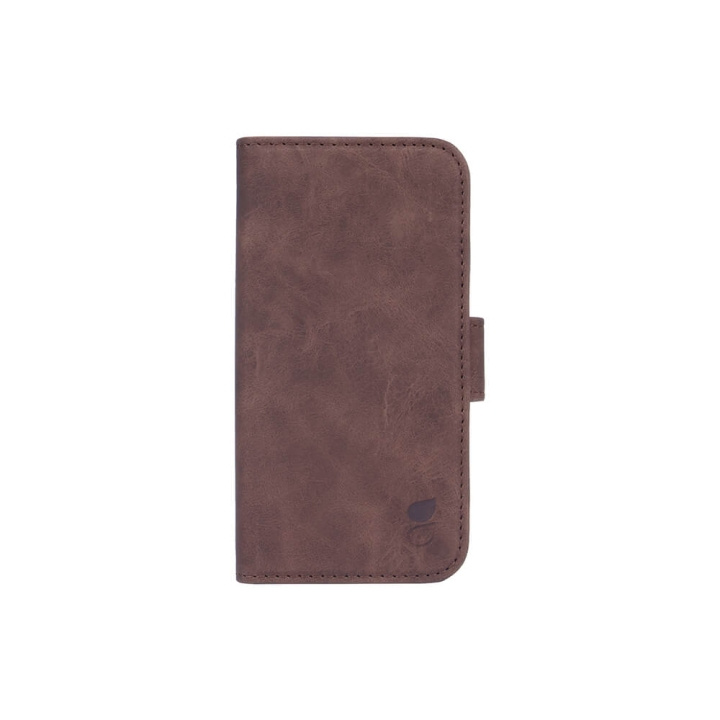 Gear Wallet Case Brown - iPhone 13 Mini in the group SMARTPHONE & TABLETS / Phone cases / Apple / iPhone 13 Mini / Wallet Case at TP E-commerce Nordic AB (C00148)