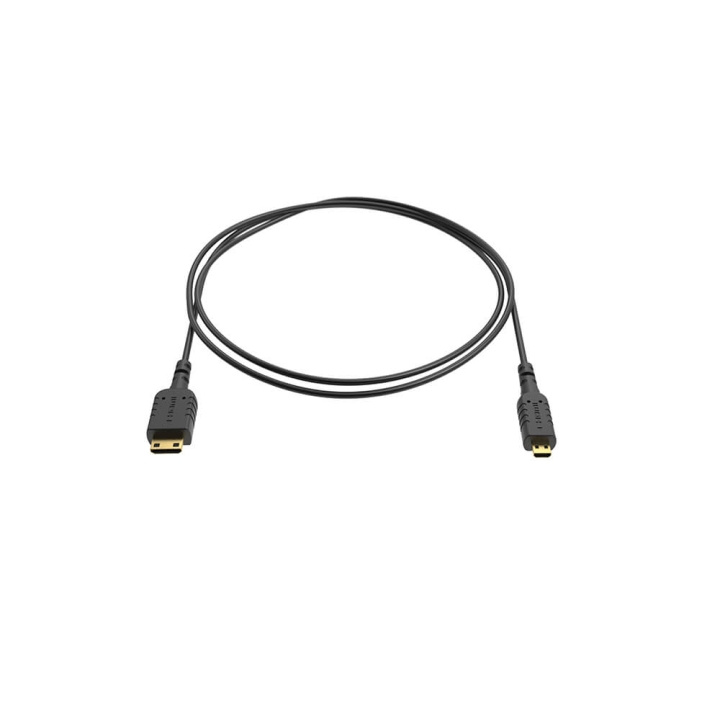 8SINN Cable Micro HDMI-Mini HDMI Extra Tunn 80cm in the group HOME ELECTRONICS / Cables & Adapters / HDMI / Cables at TP E-commerce Nordic AB (C00153)