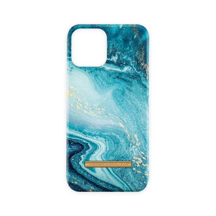 ONSALA Wallet Case Soft Blue Sea Marble - iPhone 13 Pro Max in the group SMARTPHONE & TABLETS / Phone cases / Apple / iPhone 13 Pro Max / Cases at TP E-commerce Nordic AB (C00168)
