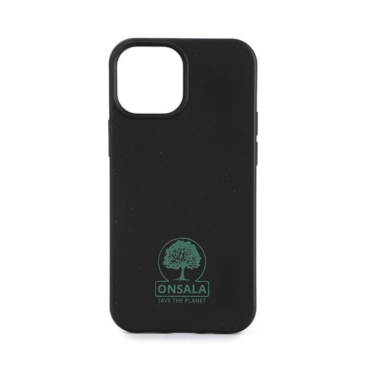 Onsala ECO Mobile Cover Black iPhone 13 Mini in the group SMARTPHONE & TABLETS / Phone cases / Apple / iPhone 13 Mini / Cases at TP E-commerce Nordic AB (C00193)