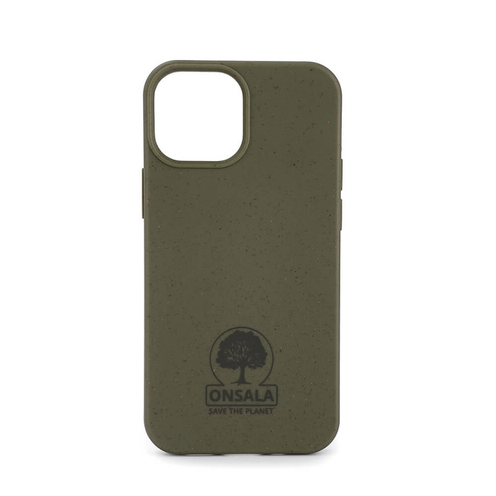 Onsala ECO Mobile Cover Green iPhone 13 Mini in the group SMARTPHONE & TABLETS / Phone cases / Apple / iPhone 13 Mini / Cases at TP E-commerce Nordic AB (C00194)