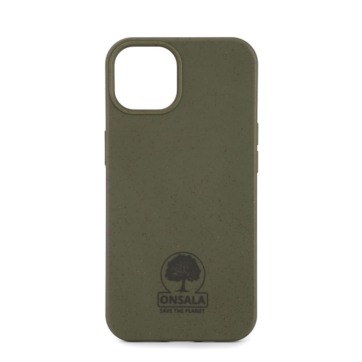 ONSALA ECO Mobile Cover Green iPhone 13 in the group SMARTPHONE & TABLETS / Phone cases / Apple / iPhone 13 / Cases at TP E-commerce Nordic AB (C00199)