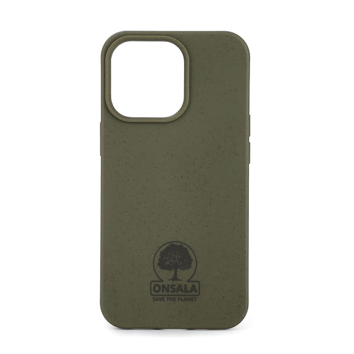 ONSALA ECO Mobile Cover Green iPhone 13 Pro in the group SMARTPHONE & TABLETS / Phone cases / Apple / iPhone 13 Pro / Cases at TP E-commerce Nordic AB (C00204)