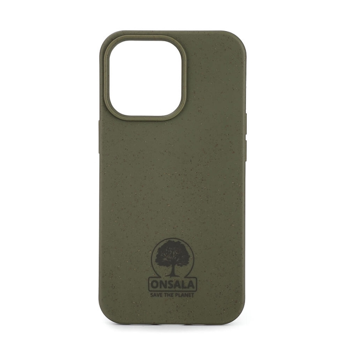 Onsala ECO Mobile Cover Green iPhone 13 Pro in the group SMARTPHONE & TABLETS / Phone cases / Apple / iPhone 13 Pro / Cases at TP E-commerce Nordic AB (C00204)