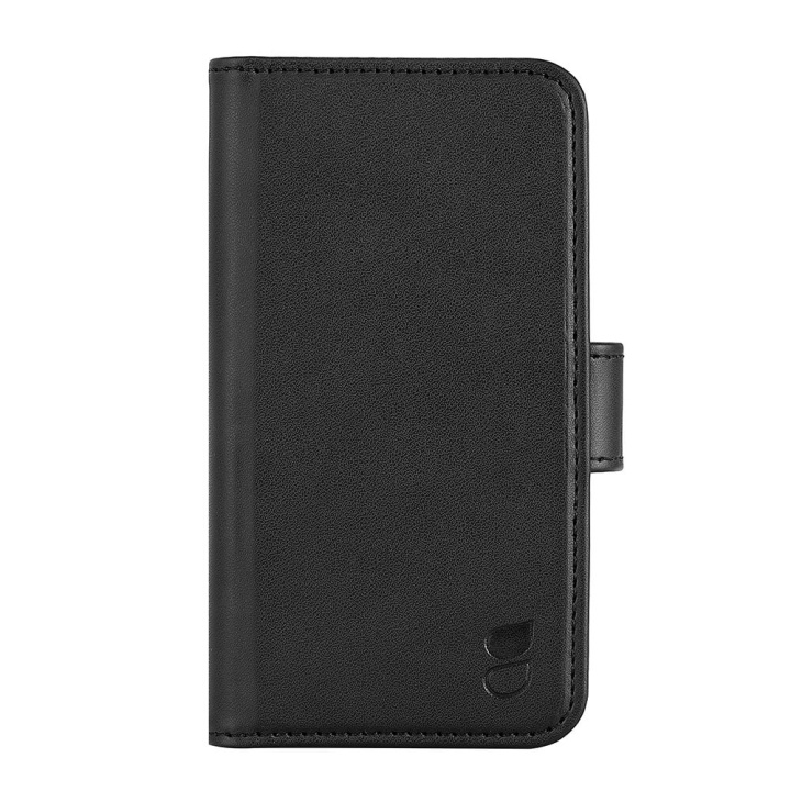 GEAR Wallet Case Black - iPhone 13 Mini in the group SMARTPHONE & TABLETS / Phone cases / Apple / iPhone 13 Mini / Wallet Case at TP E-commerce Nordic AB (C00229)