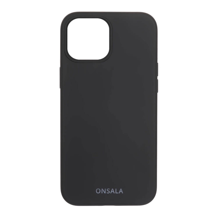 ONSALA Phone Case Silicone Black - iPhone 13 Mini in the group SMARTPHONE & TABLETS / Phone cases / Apple / iPhone 13 Mini / Cases at TP E-commerce Nordic AB (C00233)