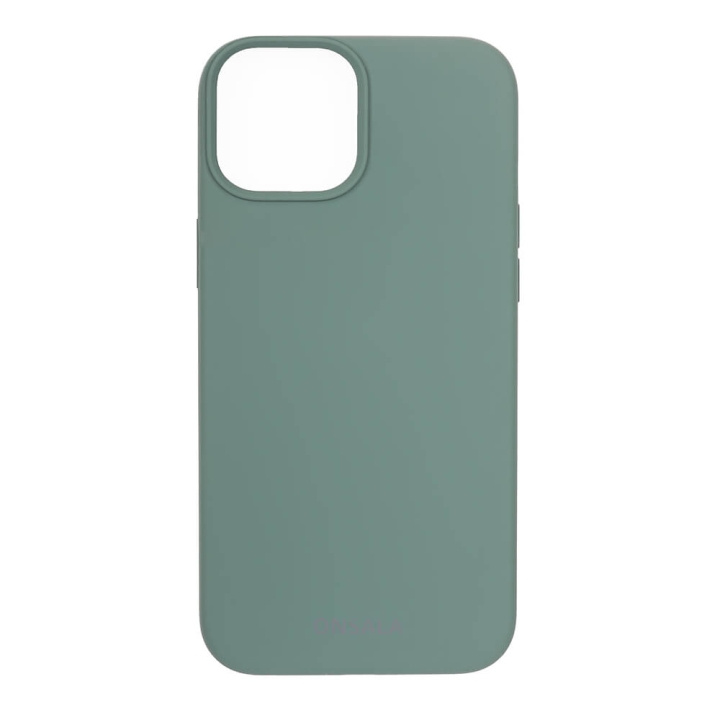 Onsala Phone Case Silicone Pine Green - iPhone 13 Mini in the group SMARTPHONE & TABLETS / Phone cases / Apple / iPhone 13 Mini / Cases at TP E-commerce Nordic AB (C00236)