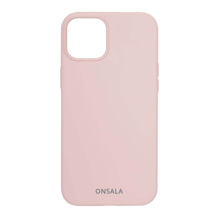 Onsala Mobilskal Silikon Sand Pink iPhone 13 in the group SMARTPHONE & TABLETS / Phone cases / Apple / iPhone 13 / Cases at TP E-commerce Nordic AB (C00239)