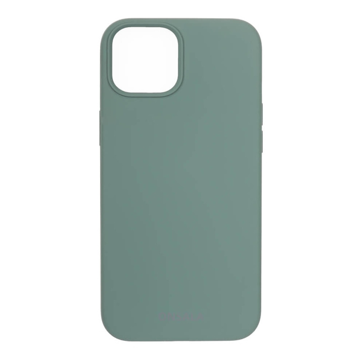 ONSALA Mobile Cover Silicone Pine Green iPhone 13 in the group SMARTPHONE & TABLETS / Phone cases / Apple / iPhone 13 / Cases at TP E-commerce Nordic AB (C00240)