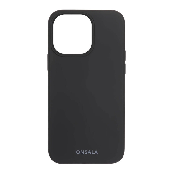 ONSALA Phone Case Silicone Black - iPhone 13 Pro in the group SMARTPHONE & TABLETS / Phone cases / Apple / iPhone 13 Pro / Cases at TP E-commerce Nordic AB (C00241)