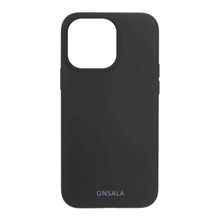 Onsala Phone Case Silicone Black - iPhone 13 Pro in the group SMARTPHONE & TABLETS / Phone cases / Apple / iPhone 13 Pro / Cases at TP E-commerce Nordic AB (C00241)
