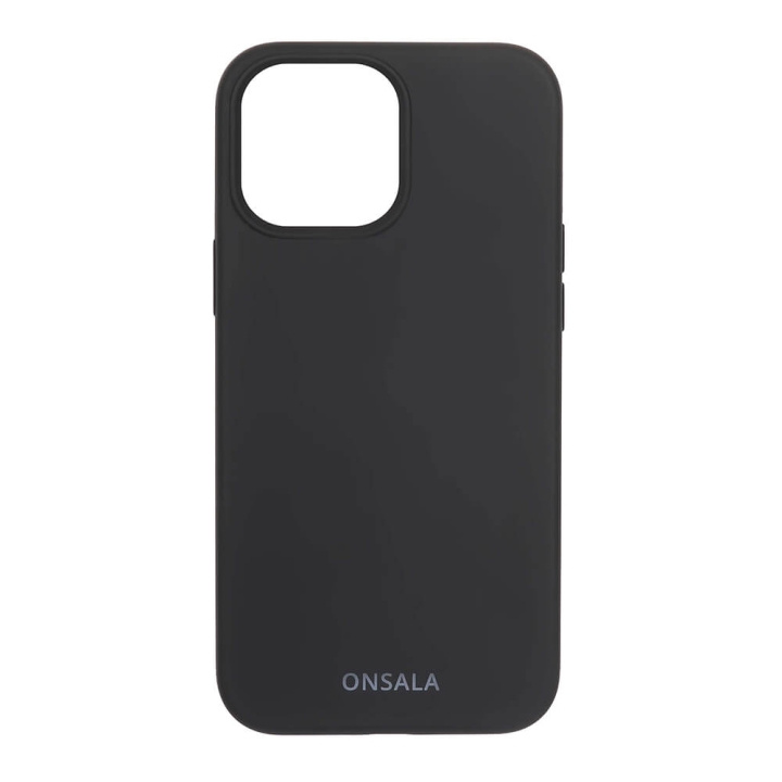 ONSALA Phone Case Silicone Black - iPhone 13 Pro Max in the group SMARTPHONE & TABLETS / Phone cases / Apple / iPhone 13 Pro Max / Cases at TP E-commerce Nordic AB (C00258)
