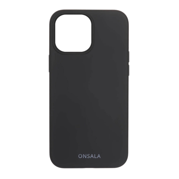 Onsala Phone Case Silicone Black - iPhone 13 Pro Max in the group SMARTPHONE & TABLETS / Phone cases / Apple / iPhone 13 Pro Max / Cases at TP E-commerce Nordic AB (C00258)