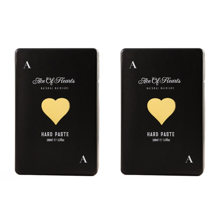 2-pack Ace of Hearts Hard Paste 100ml in the group BEAUTY & HEALTH / Hair & Styling / Hair styling / Hair wax at TP E-commerce Nordic AB (C00264)
