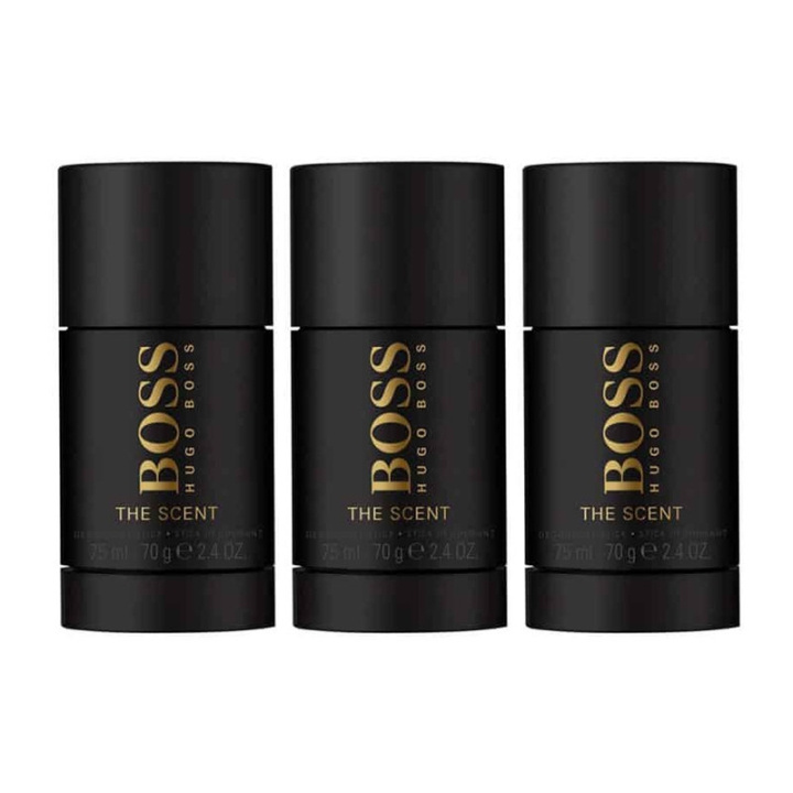 3-pack Hugo Boss The Scent Deostick 75ml in the group BEAUTY & HEALTH / Fragrance & Perfume / Deodorants / Deodorant for women at TP E-commerce Nordic AB (C00269)