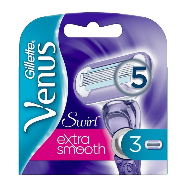 Gillette Venus Swirl Extra Smooth Blades 3-pack in the group BEAUTY & HEALTH / Hair & Styling / Shaving & Trimming / Razors & Accessories at TP E-commerce Nordic AB (C00493)