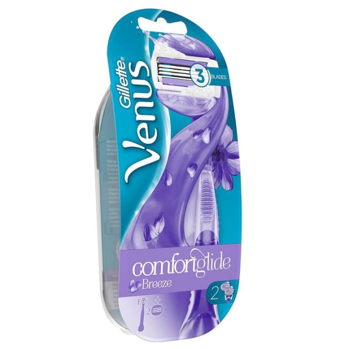 Gillette Venus Comfortglide Breeze 2 blades in the group BEAUTY & HEALTH / Hair & Styling / Shaving & Trimming / Razors & Accessories at TP E-commerce Nordic AB (C00496)