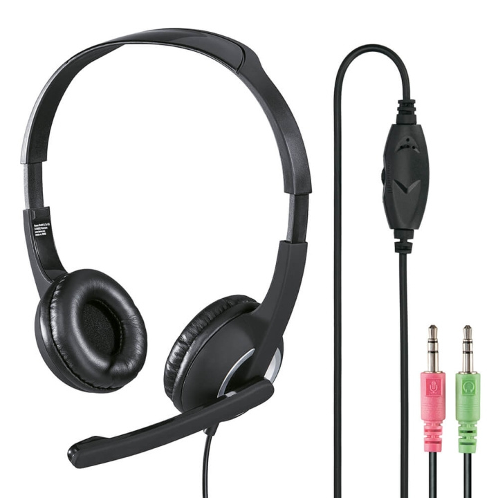 HAMA Headset PC Office HS-P150 in the group COMPUTERS & PERIPHERALS / Computer accessories / Headset at TP E-commerce Nordic AB (C00498)