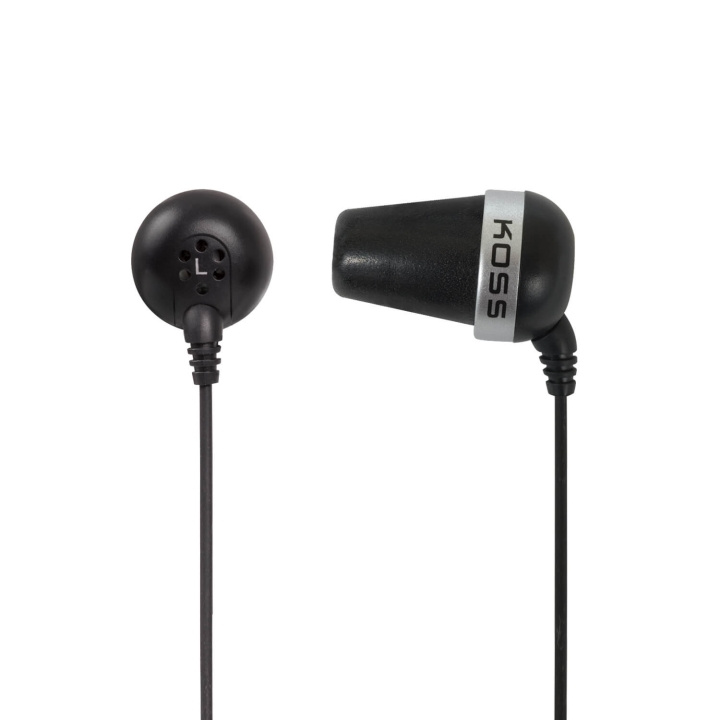 Koss Headphone In-Ear The Plug Black in the group HOME ELECTRONICS / Audio & Picture / Headphones & Accessories / Headphones at TP E-commerce Nordic AB (C00528)