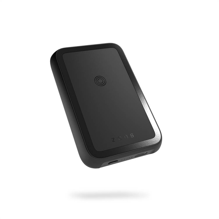 Zens Magnetic Qi Powerbank One Side 4000mAh, Qi Rechargeable Black in the group SMARTPHONE & TABLETS / Chargers & Cables / Powerbanks at TP E-commerce Nordic AB (C00552)
