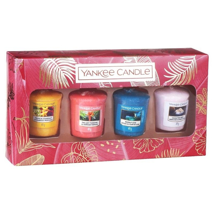 Giftset Yankee Candle 4 Votive Candles - The Last Paradise in the group BEAUTY & HEALTH / Fragrance & Perfume / Other fragrances / Scented candles at TP E-commerce Nordic AB (C00620)