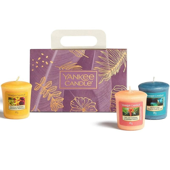 Giftset Yankee Candle 3 Votive Candles - The Last Paradise in the group BEAUTY & HEALTH / Fragrance & Perfume / Other fragrances / Scented candles at TP E-commerce Nordic AB (C00621)