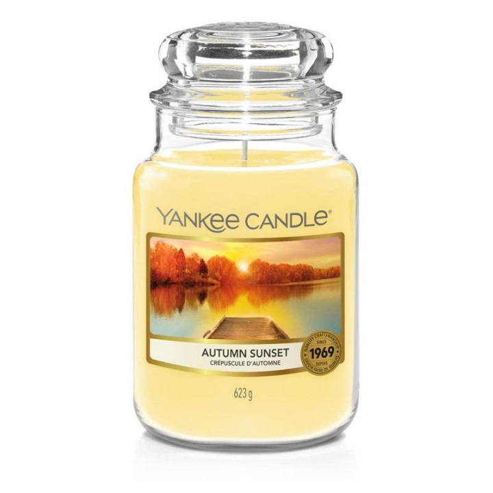 Yankee Candle Classic Large Autumn Sunset 623g in the group BEAUTY & HEALTH / Fragrance & Perfume / Other fragrances / Scented candles at TP E-commerce Nordic AB (C00643)