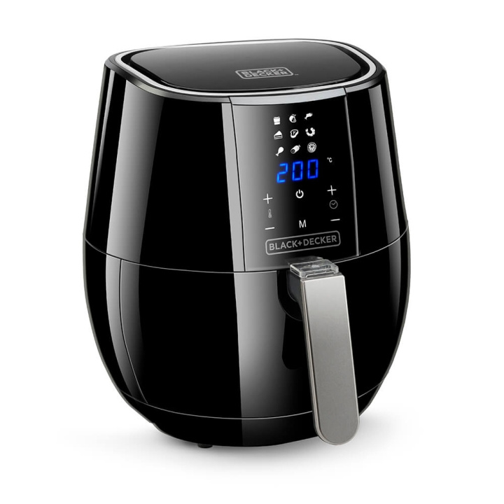 BLACK+DECKER Air Fryer Digital Control 3,5L Black in the group HOME, HOUSEHOLD & GARDEN / Household appliances / Airfryers & Fryers at TP E-commerce Nordic AB (C00717)