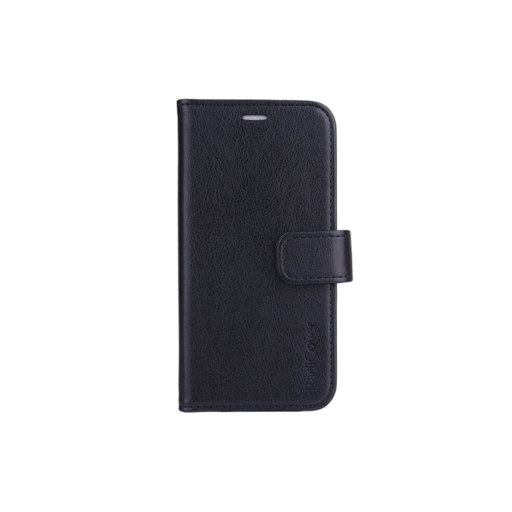 RADICOVER Anti Radiation Mobile Case PU Leather iPhone 13 Mini Flipcover Black in the group SMARTPHONE & TABLETS / Phone cases / Apple / iPhone 13 Mini / Wallet Case at TP E-commerce Nordic AB (C00733)