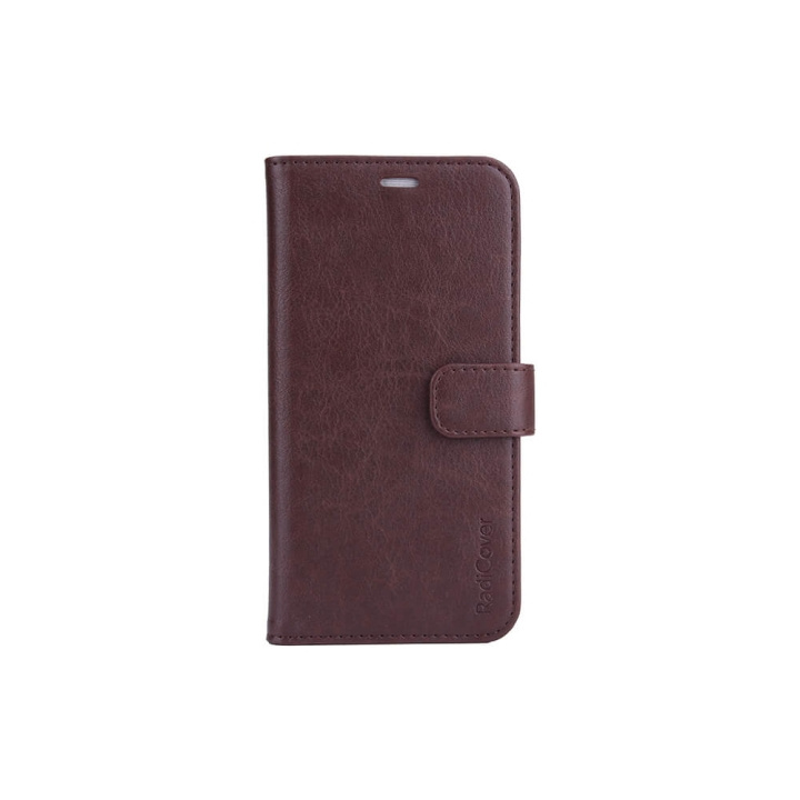Radicover Anti Radiation Mobile Case PU Leather iPhone 13 Flipcover Brown in the group SMARTPHONE & TABLETS / Phone cases / Apple / iPhone 13 / Wallet Case at TP E-commerce Nordic AB (C00737)